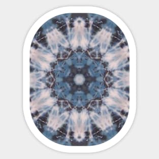 Beautiful Black & Blue Number 1 Sticker